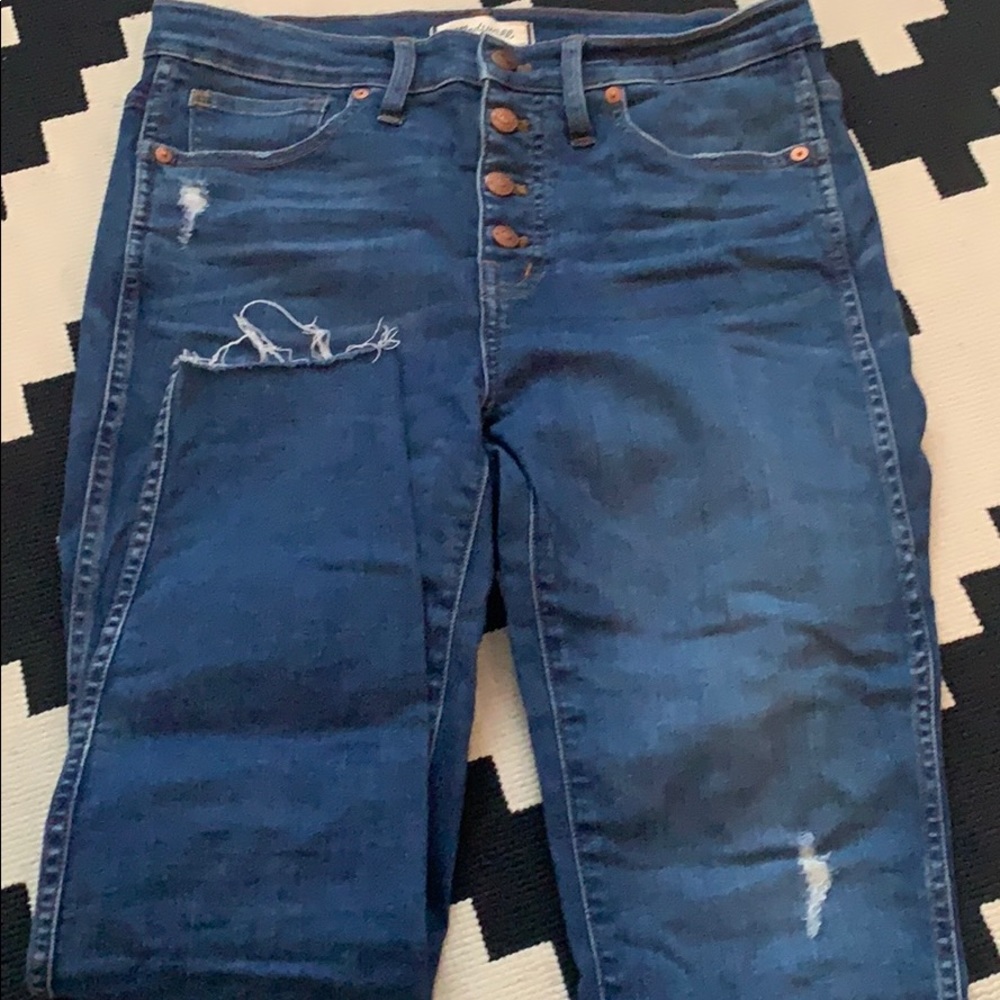 Madewell Petite 10” High Rise Skinny Jeans Hanna